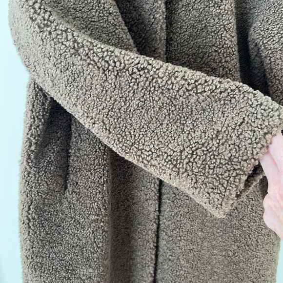 Apparis coat faux fur brown L - Picture 6 of 9